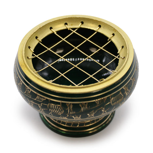 Cuenco Alto de Incienso de carbón Chakra - Corazón