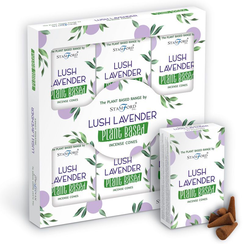 Conos de Incienso a Base de Plantas - Lavanda exuberante