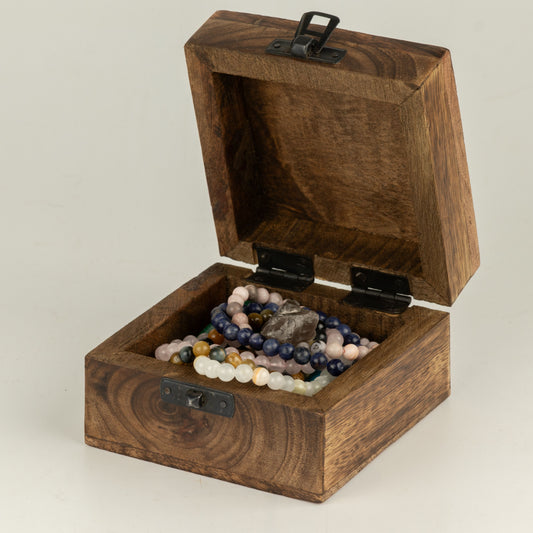 Pequeña caja esmaltada - Acuario