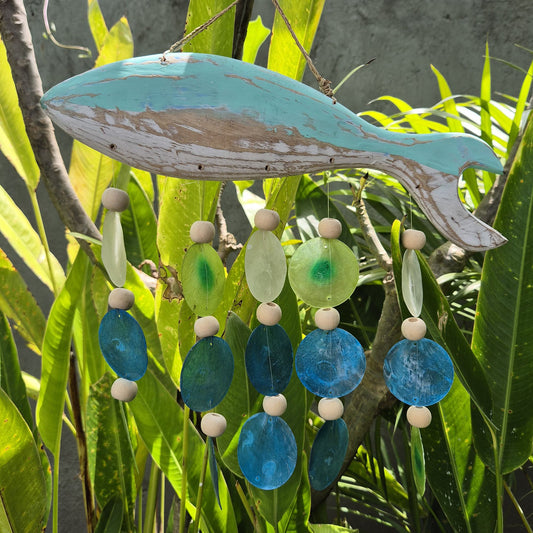 Fischschnitzerei in Aqua und Drop