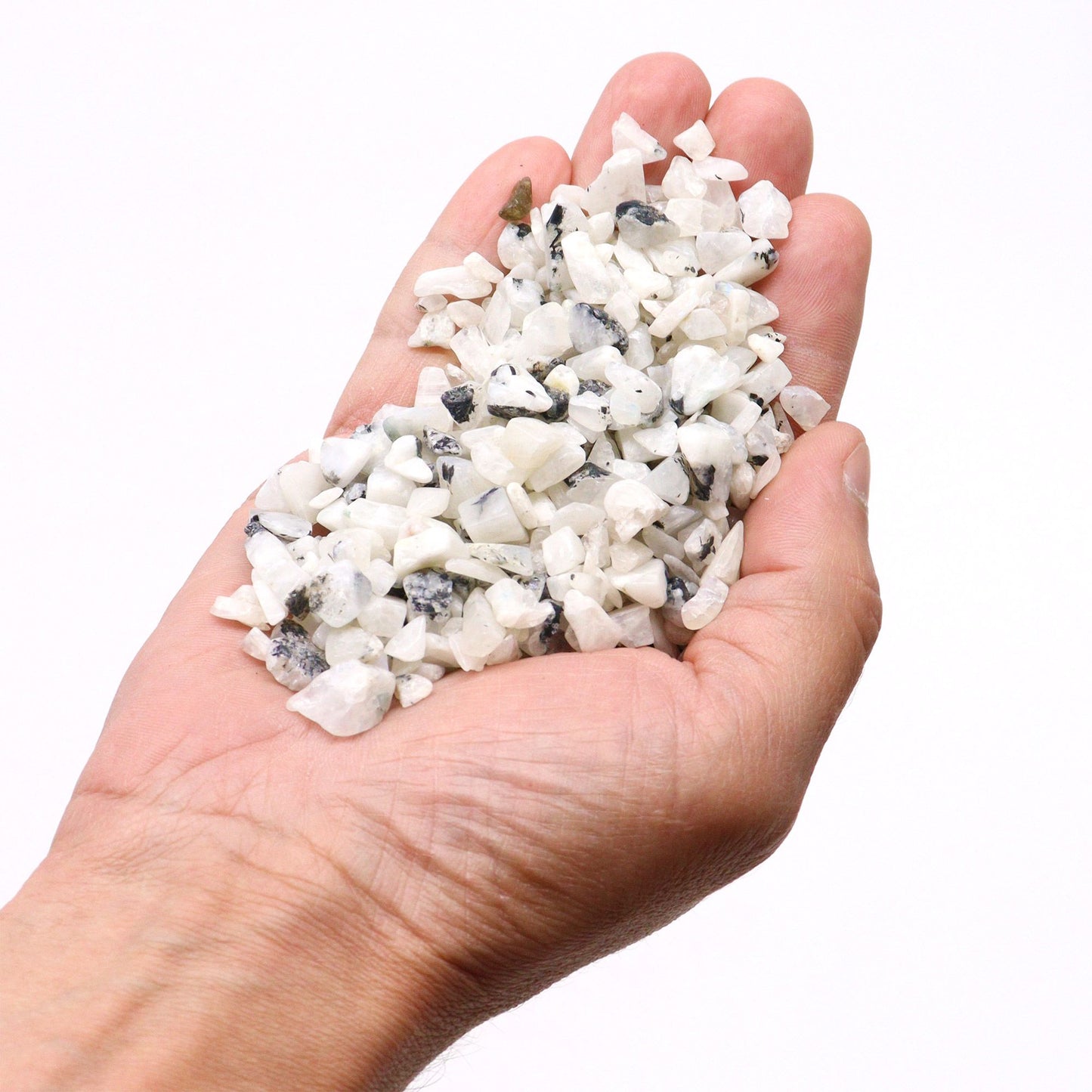 Regenbogenmond-Chips, Edelstein-Chips, Großpackung – 1 kg