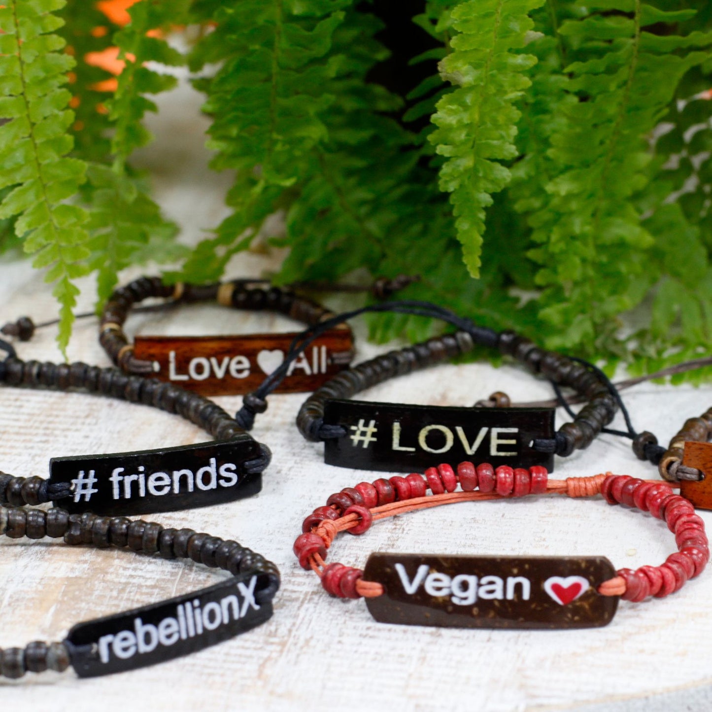 Coco-Slogan-Armbänder – #Friends