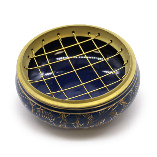 Cuenco de Incienso de carbón Chakra - Garganta