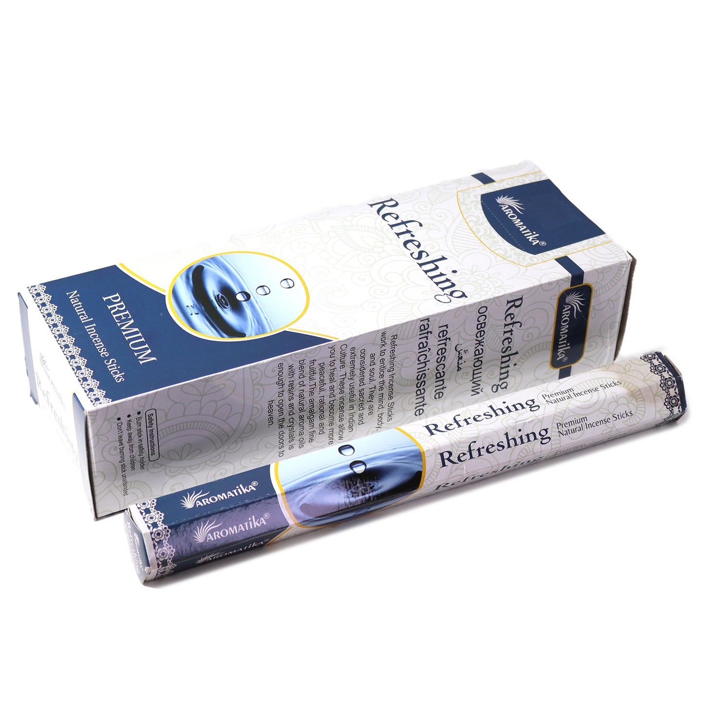 Encens hexagonal sans charbon Aromatika - Rafraîchissant