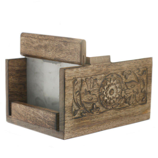 Coupe-savon en bois de style antique