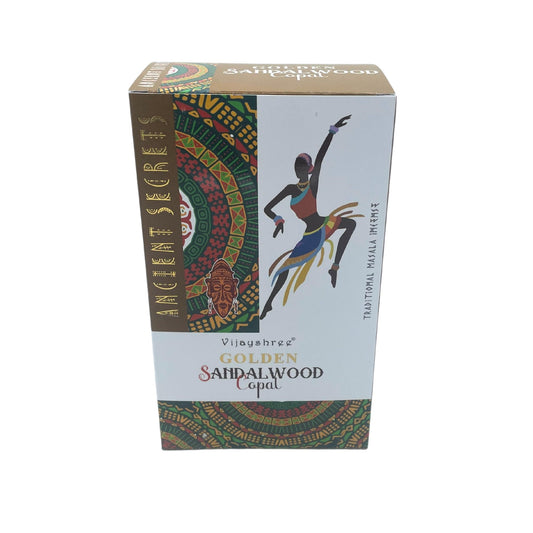 15 g goldenes Copal und Sandelholz