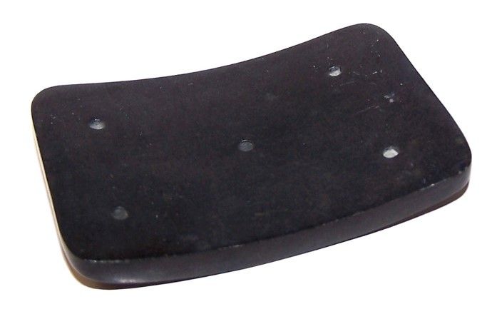 Mini-Räucherstäbchenhalter aus schwarzem Marmor, 7 cm