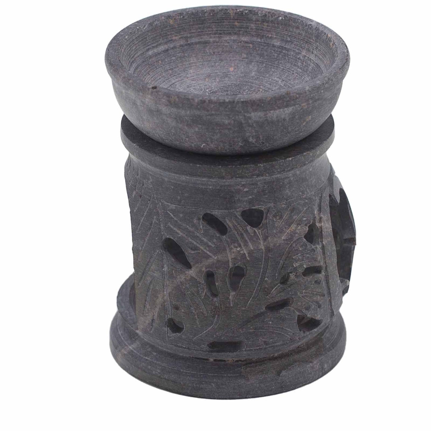 Kleiner Ölbrenner aus Speckstein 8cm - Om