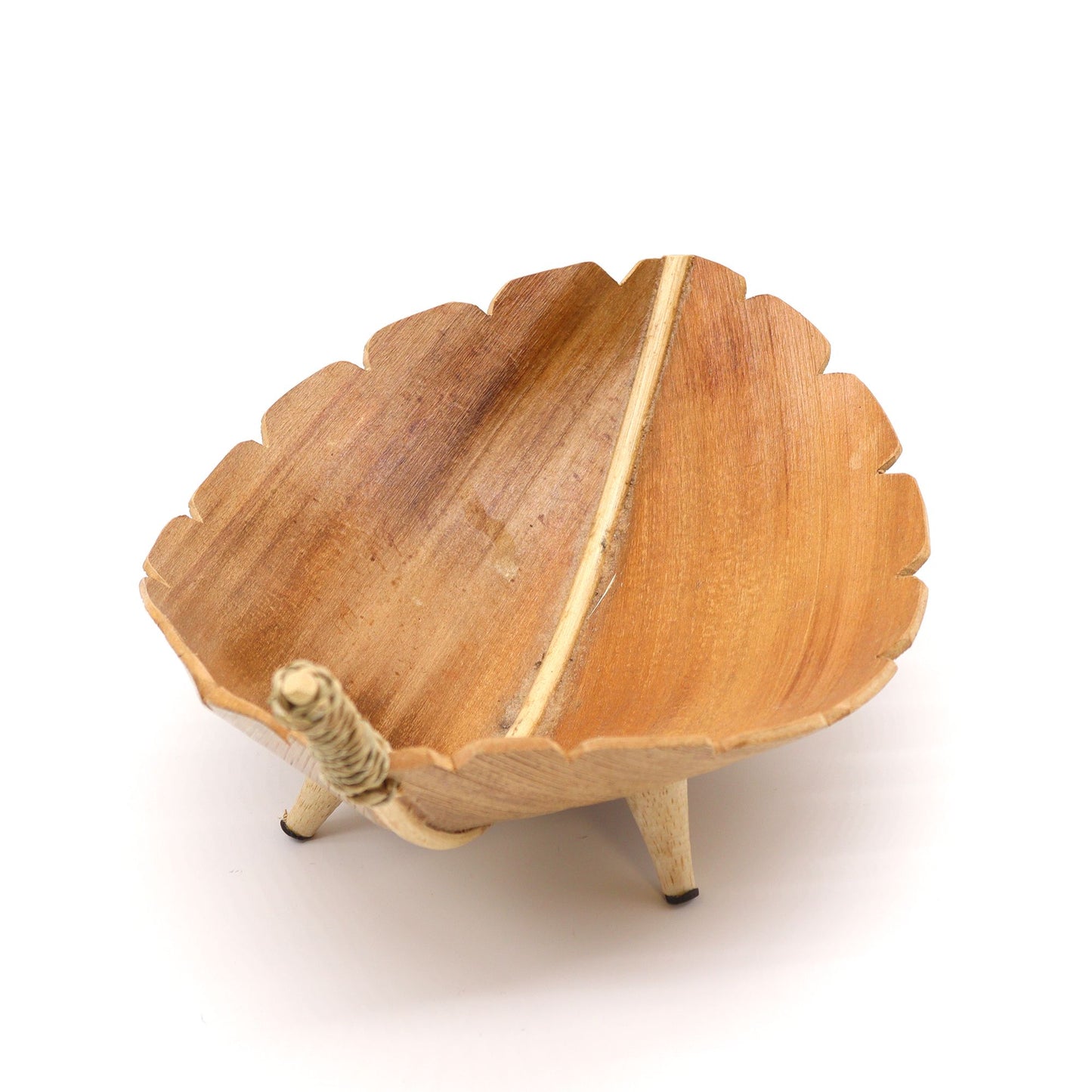 Teehalter aus Kokosnussblättern – Natur