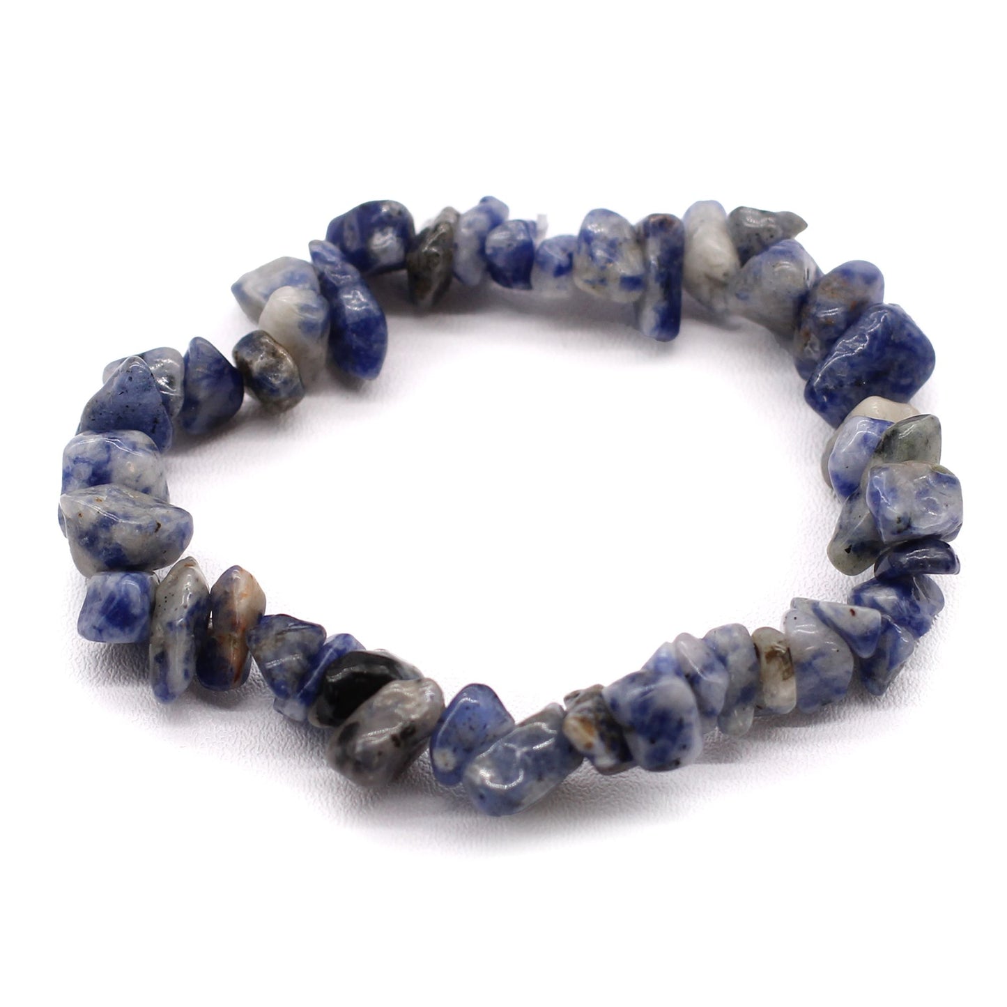 Bracelet en pierres précieuses sodalite et bombe de bain