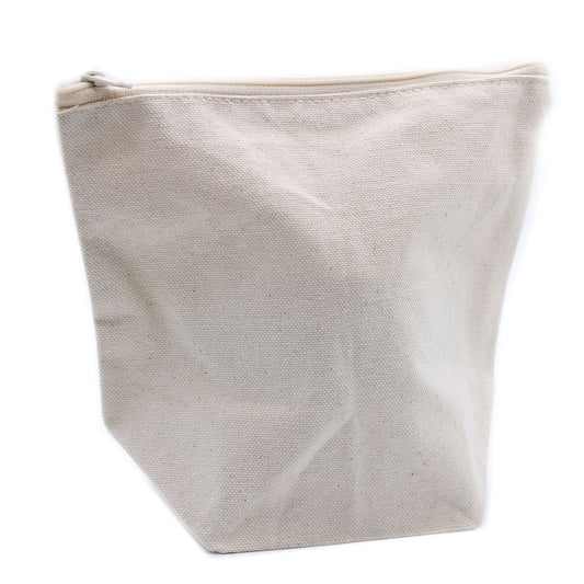 Trousse de toilette en coton naturel 10 oz - Sac moyen