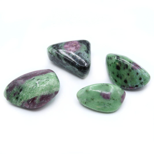 Premium Tumble Stones - Ruby Zoisite