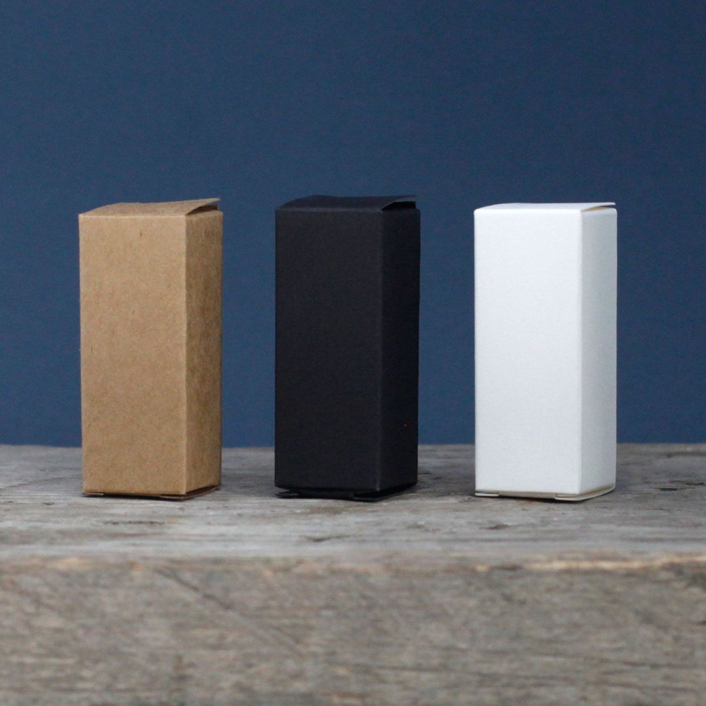 Caja para Botella Ámbar 50ml - Negro
