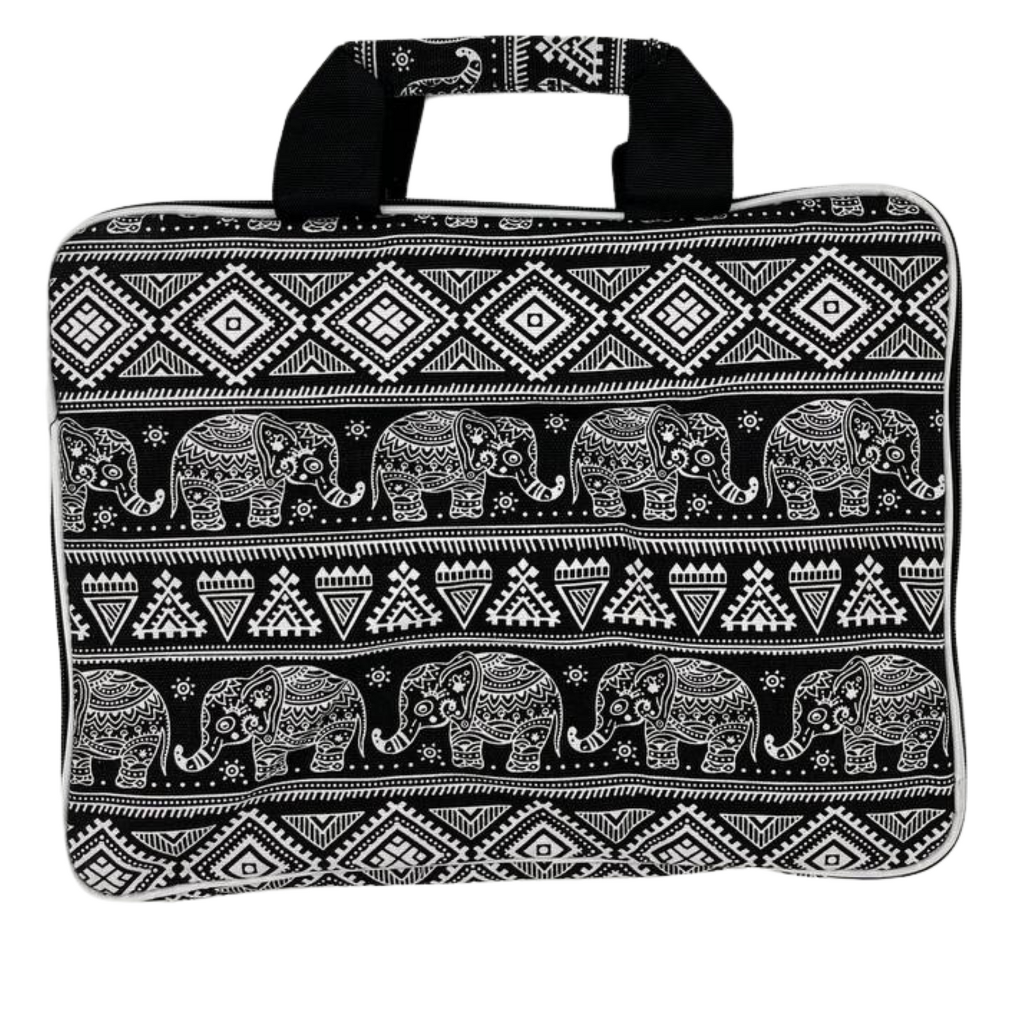 Gepolsterte Laptoptasche (Elefantenmotiv) 33x24x3cm