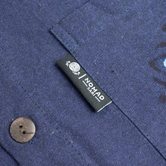 Nomad Sari Kathmandu Hemd – Indigo – XL