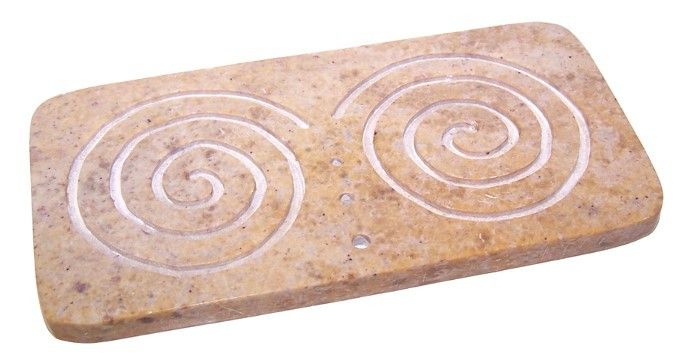 Porte-savon double spirale 12cm