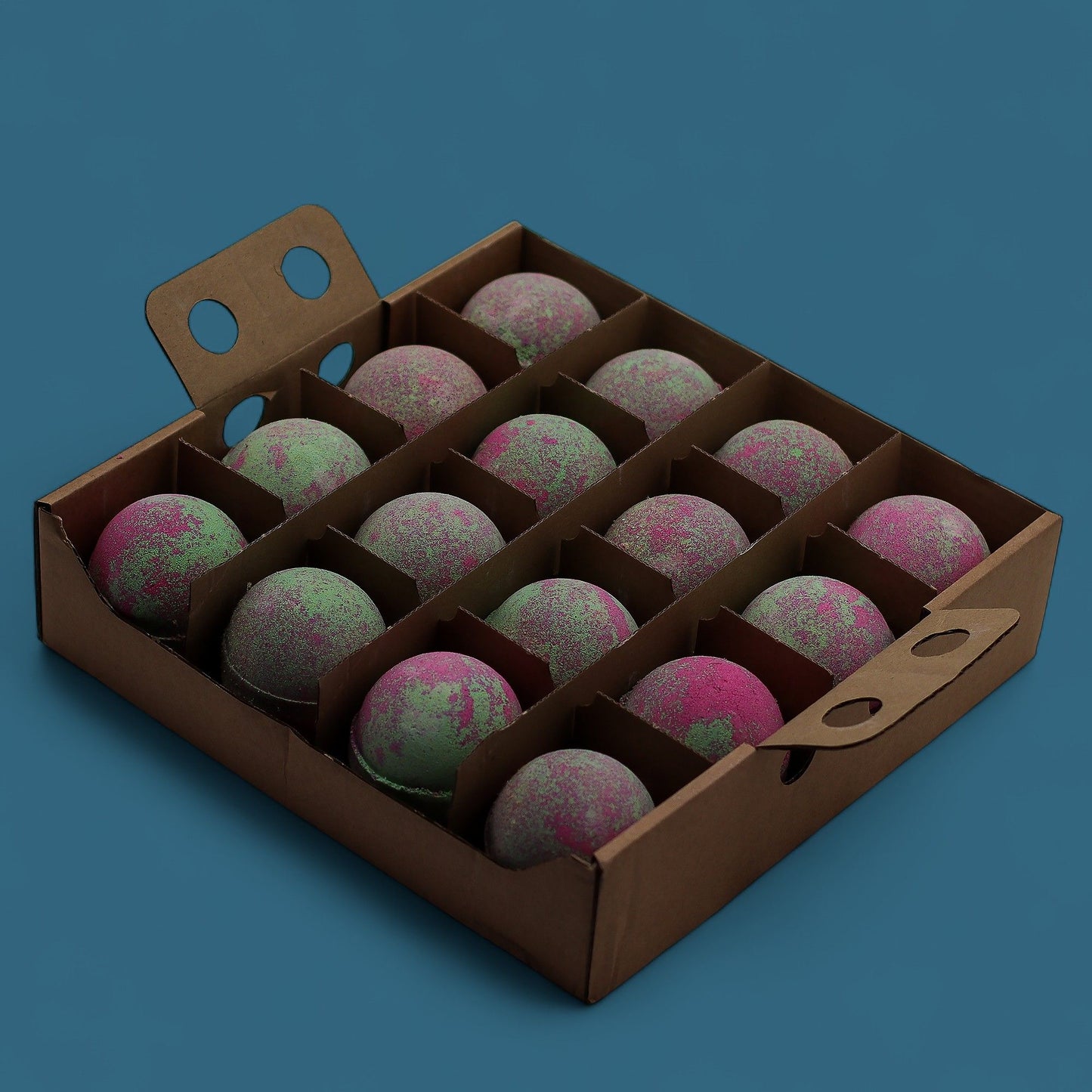 Lot de 3 bombes de bain rhubarbe fruitée