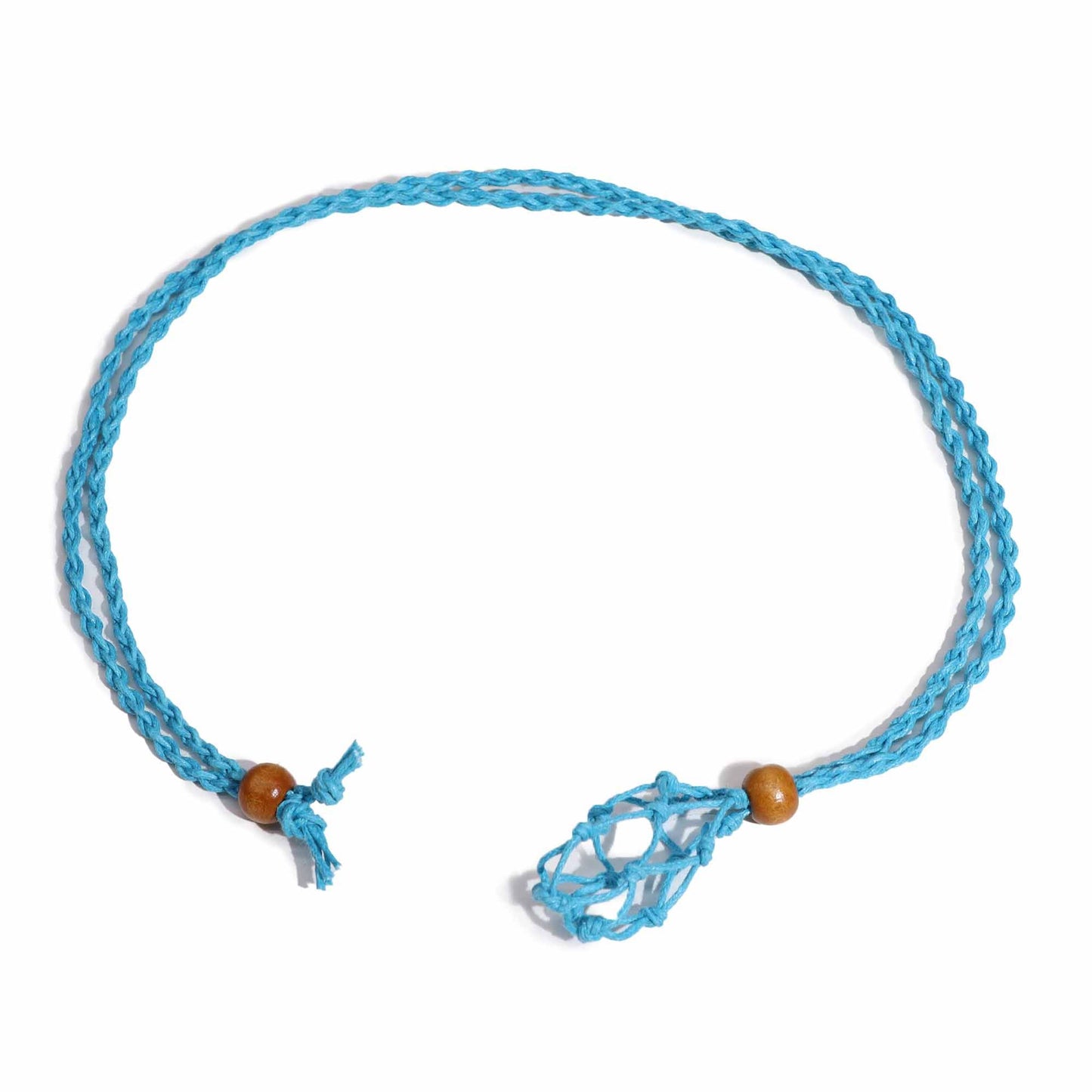 Cordones para Collar de Pieras Preciosas 45 cm - Azul