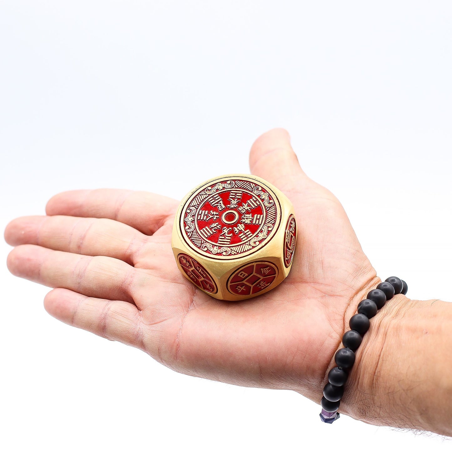 Fortuna del Feng Shui - Calendario Rojo y Dados de Moneda - Selector de Fechas Auspiciosas