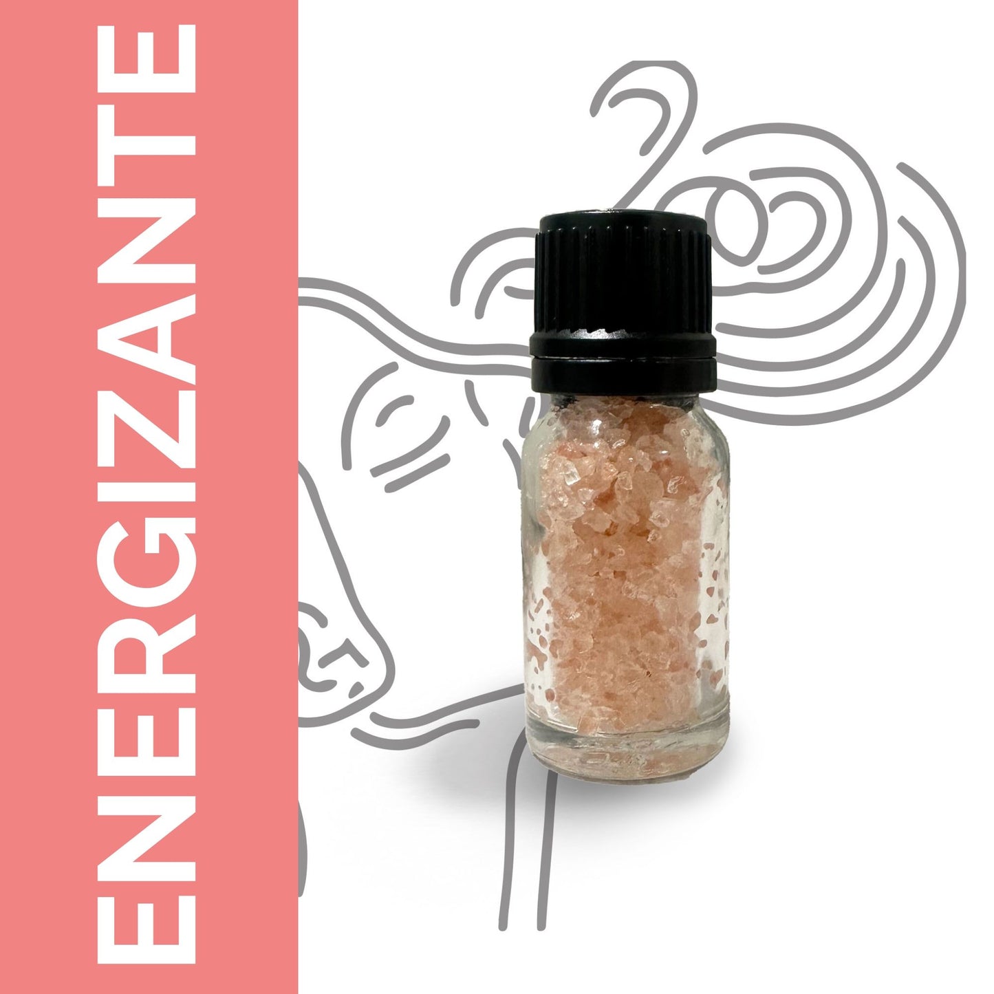 Sel aromatique d'aromathérapie - Énergisant