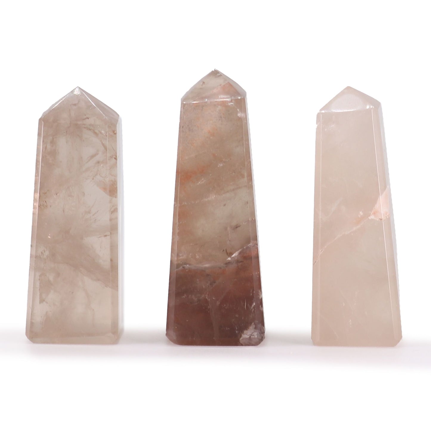 Obeliscos de Gemas aprox. 5 cm - Cuarzo ahumado