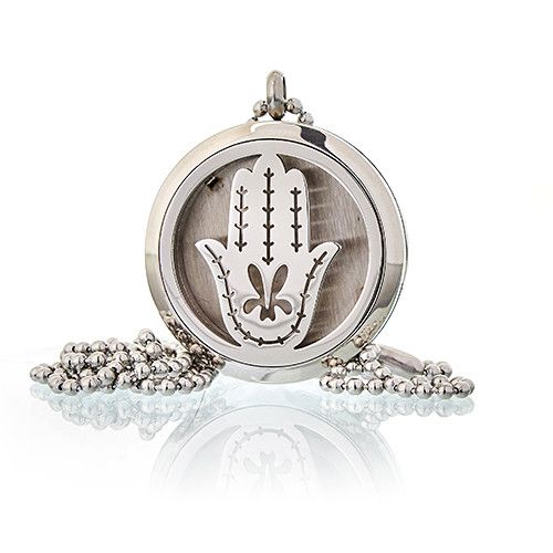 Collar Difusor Aromaterapia Mano Fátima 30mm