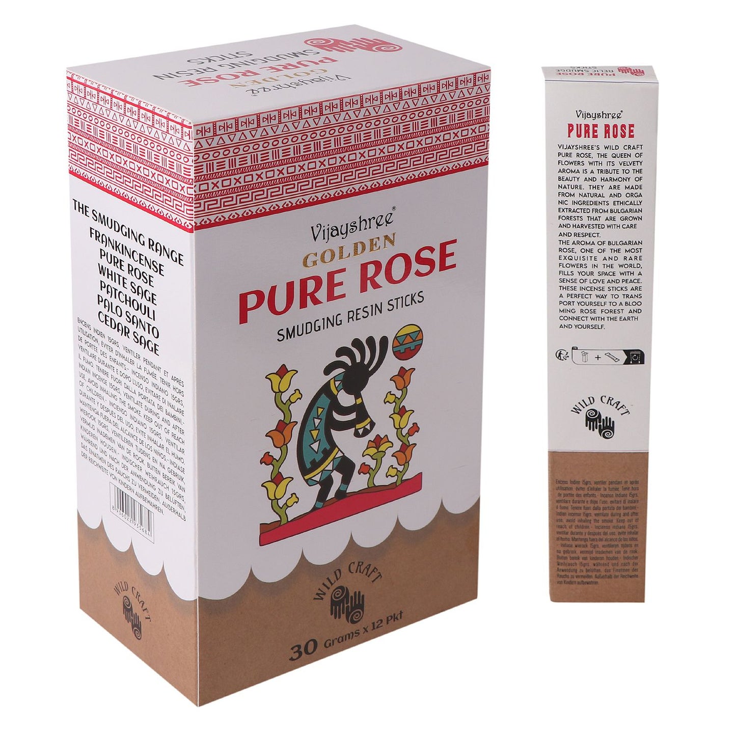 Varillas de resina para difuminar Doradas Rosa Pura de 30g (6 unidades)