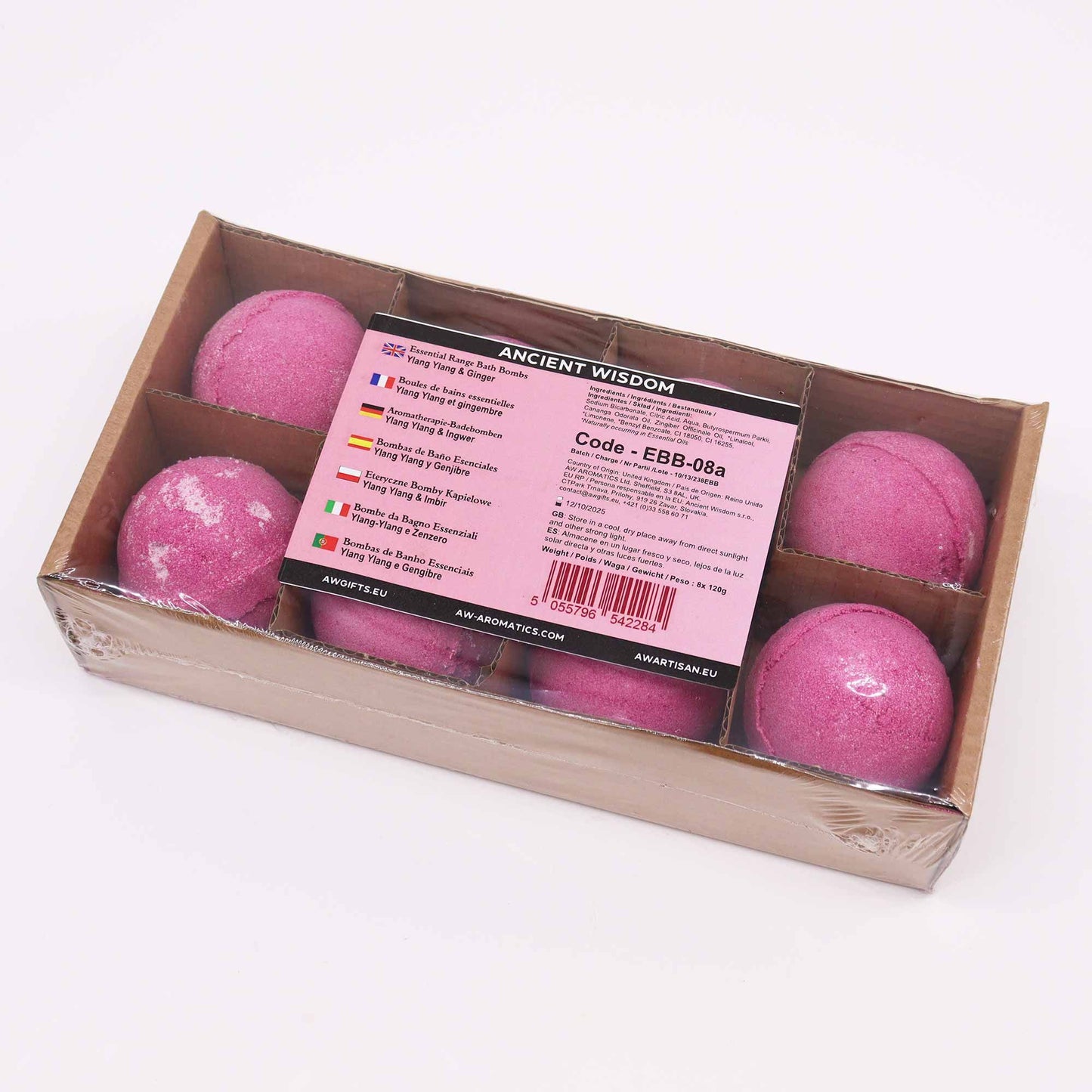 Bombe de bain à l'ylang-ylang et au gingembre