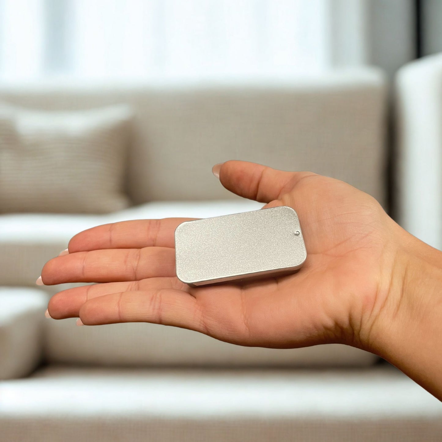 Mini-Dosenspender mit Schiebedeckel - 10g (6x3,3x1cm)