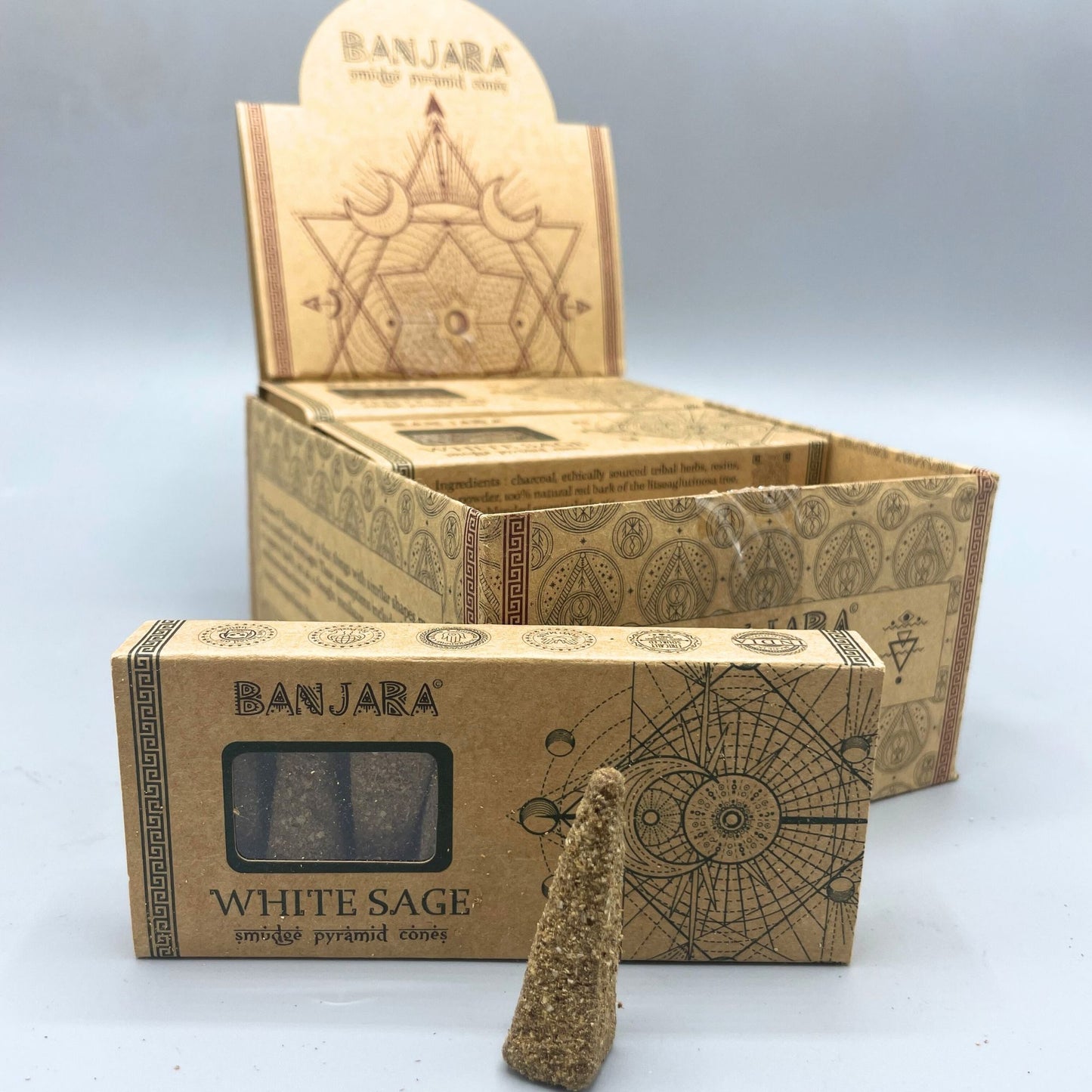 Banjara Räucherpyramidenkegel - Weißer Weizen