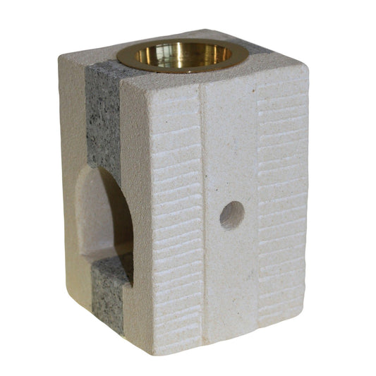 Quemador de Piedra Combo Cuadrado