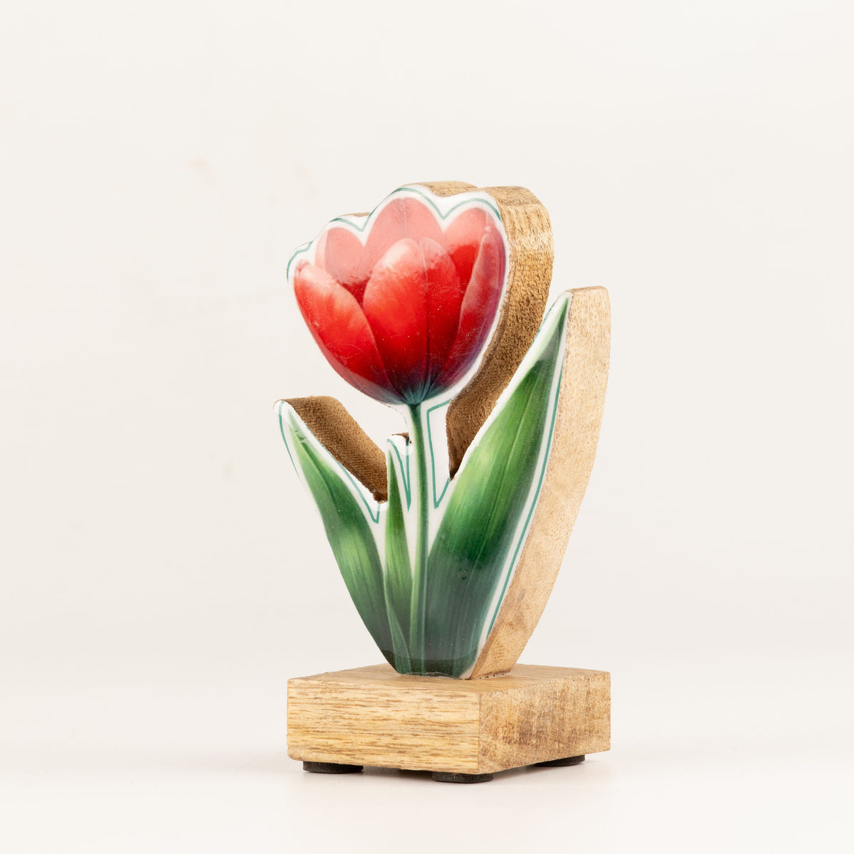 Plantas decorativas de madera - Mini tulipán