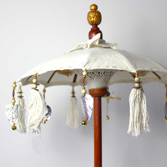 Parasol Bali Home Decor - Toile - Naturel - 40 cm