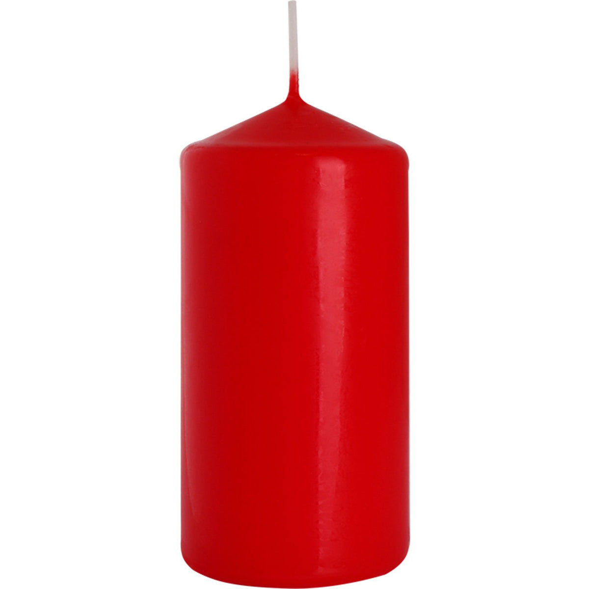 Vela de pilar 60x120mm - Rojo