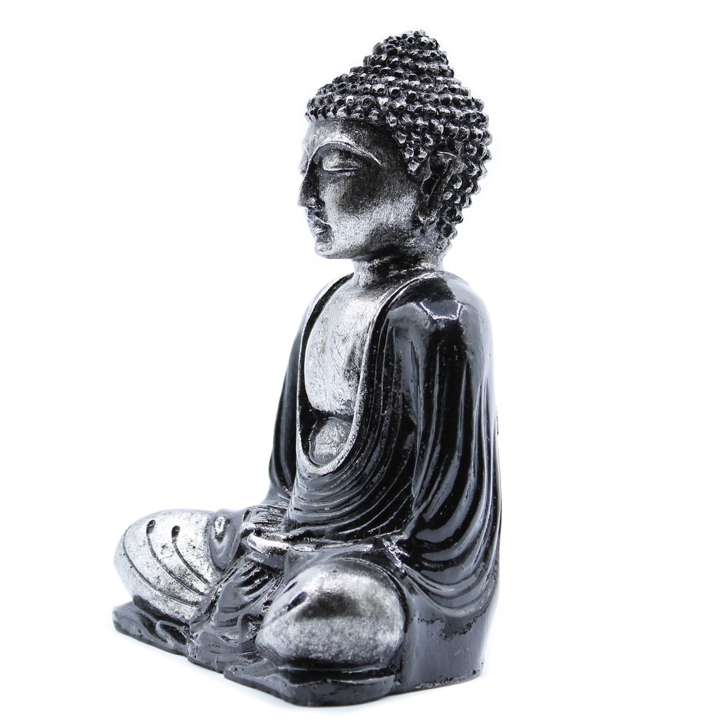 Buddha Grau und Schwarz - Mittel