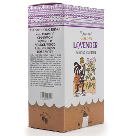Golden Lavender Räucherharzstäbchen – 30 g