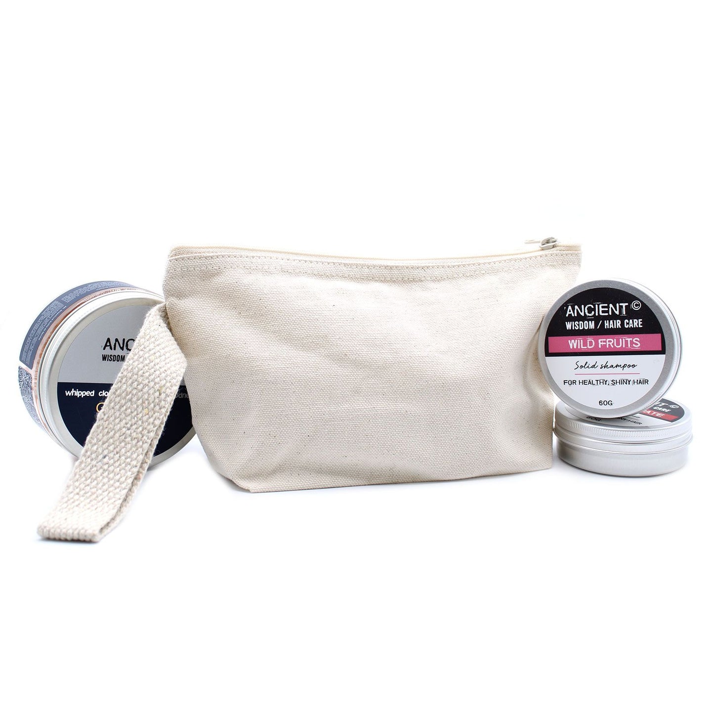 Trousse de toilette en coton naturel 10 oz - Sac à main
