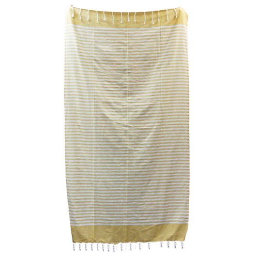 Toalla Pareo Algodón Amarillo 100x180cm
