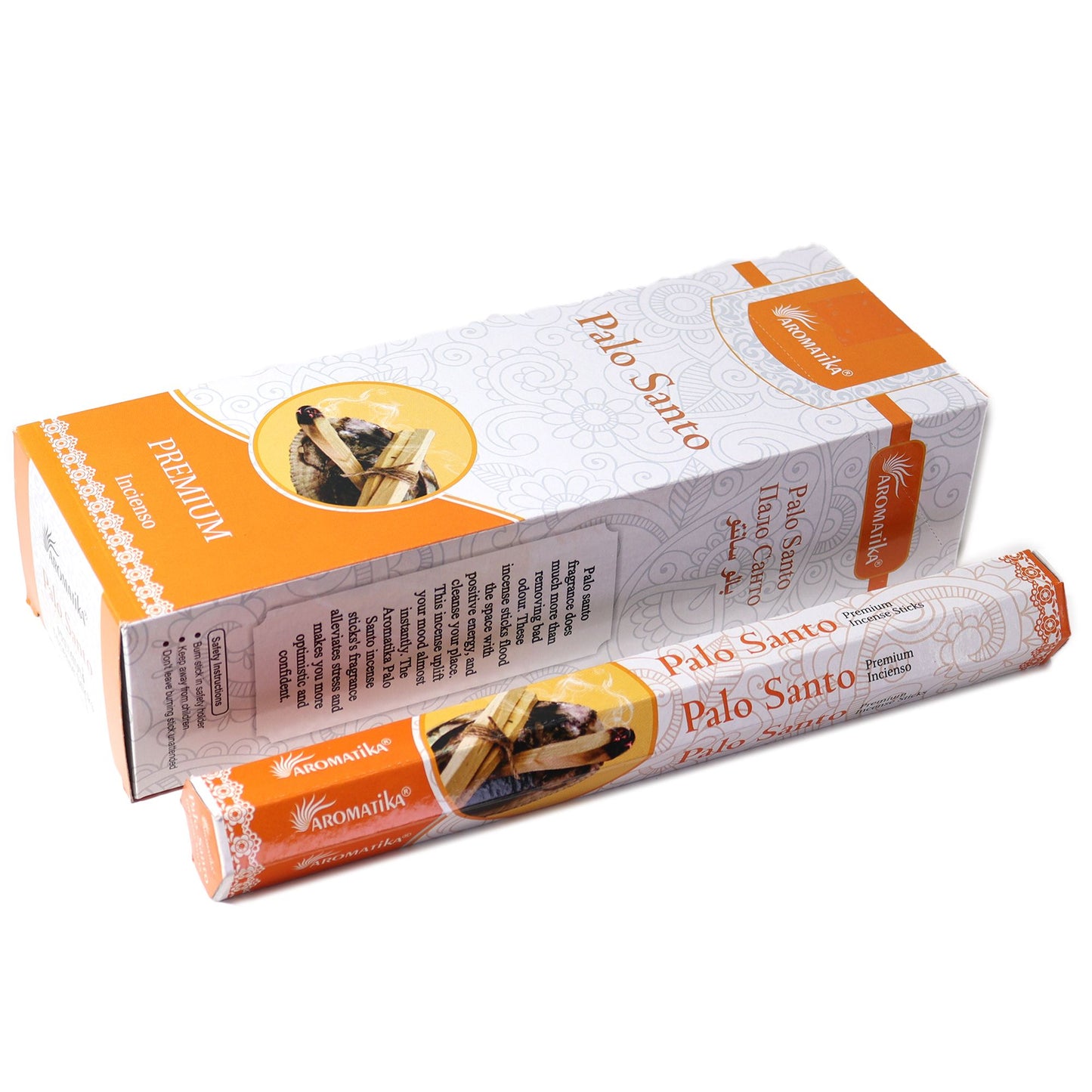 Aromatika Sechseckiges Räucherstäbchen ohne Kohle - Palo Santo