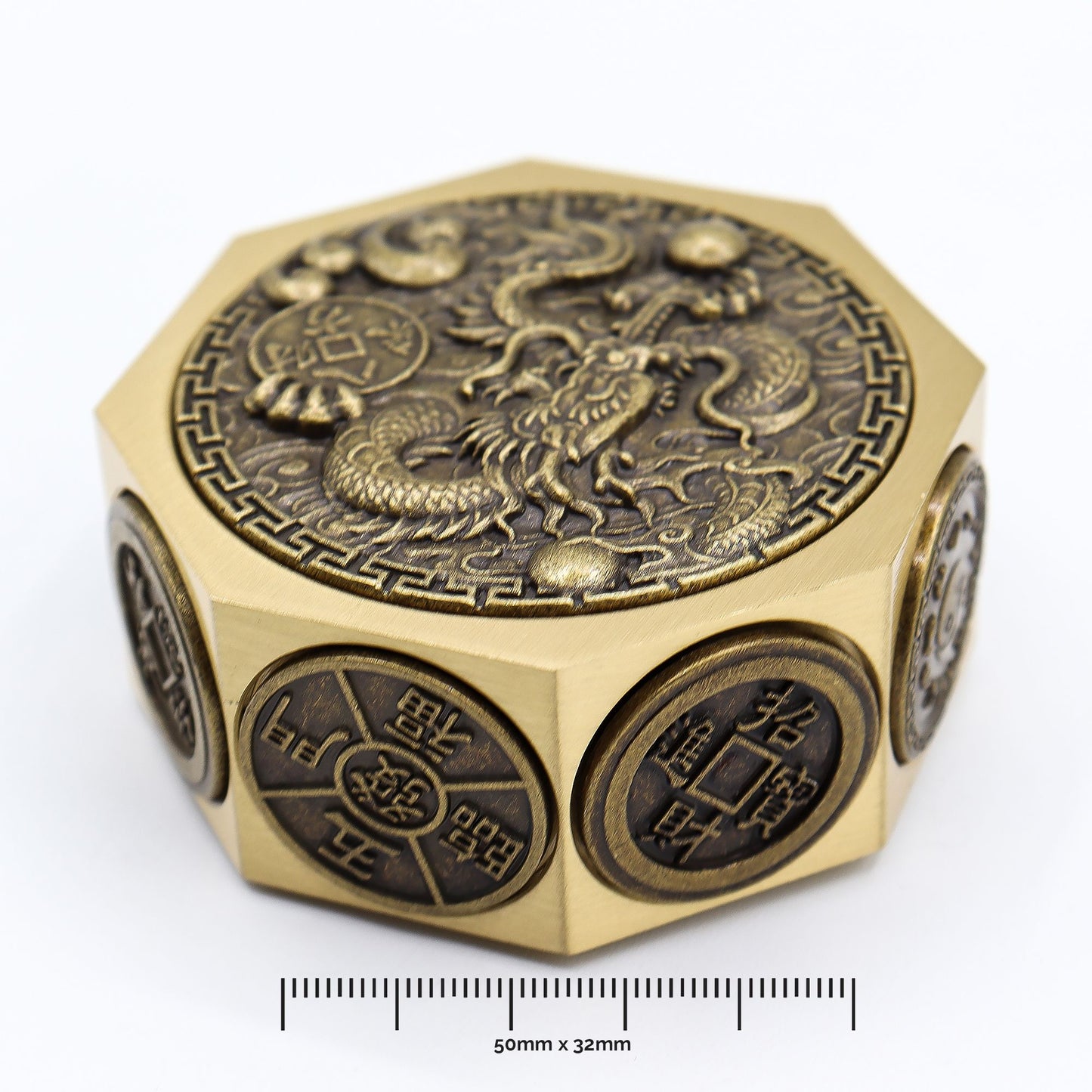 Fortuna del Feng Shui - Gato de la suerte y dragón - Protección y prosperidad