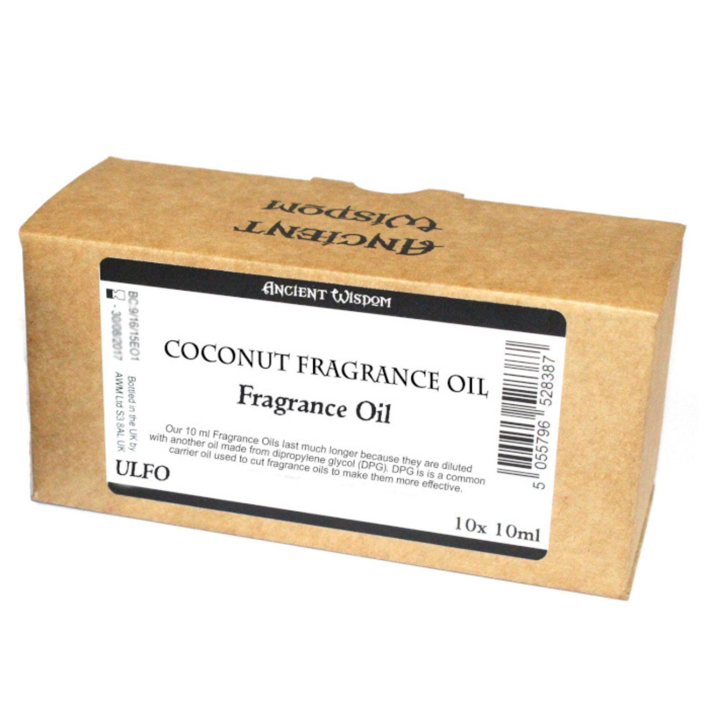 1x Huile parfumée sans étiquette 10 ml - Noix de coco