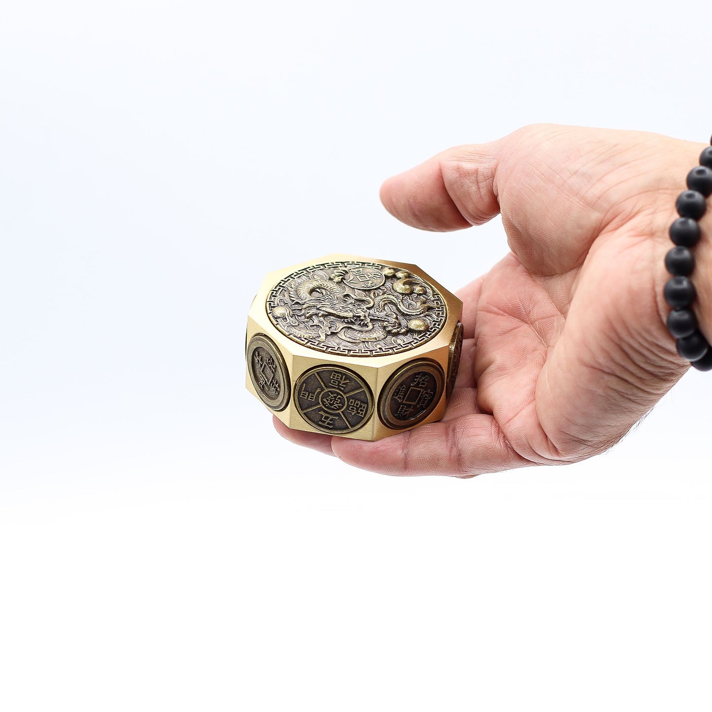 Fortuna del Feng Shui - Gato de la suerte y dragón - Protección y prosperidad
