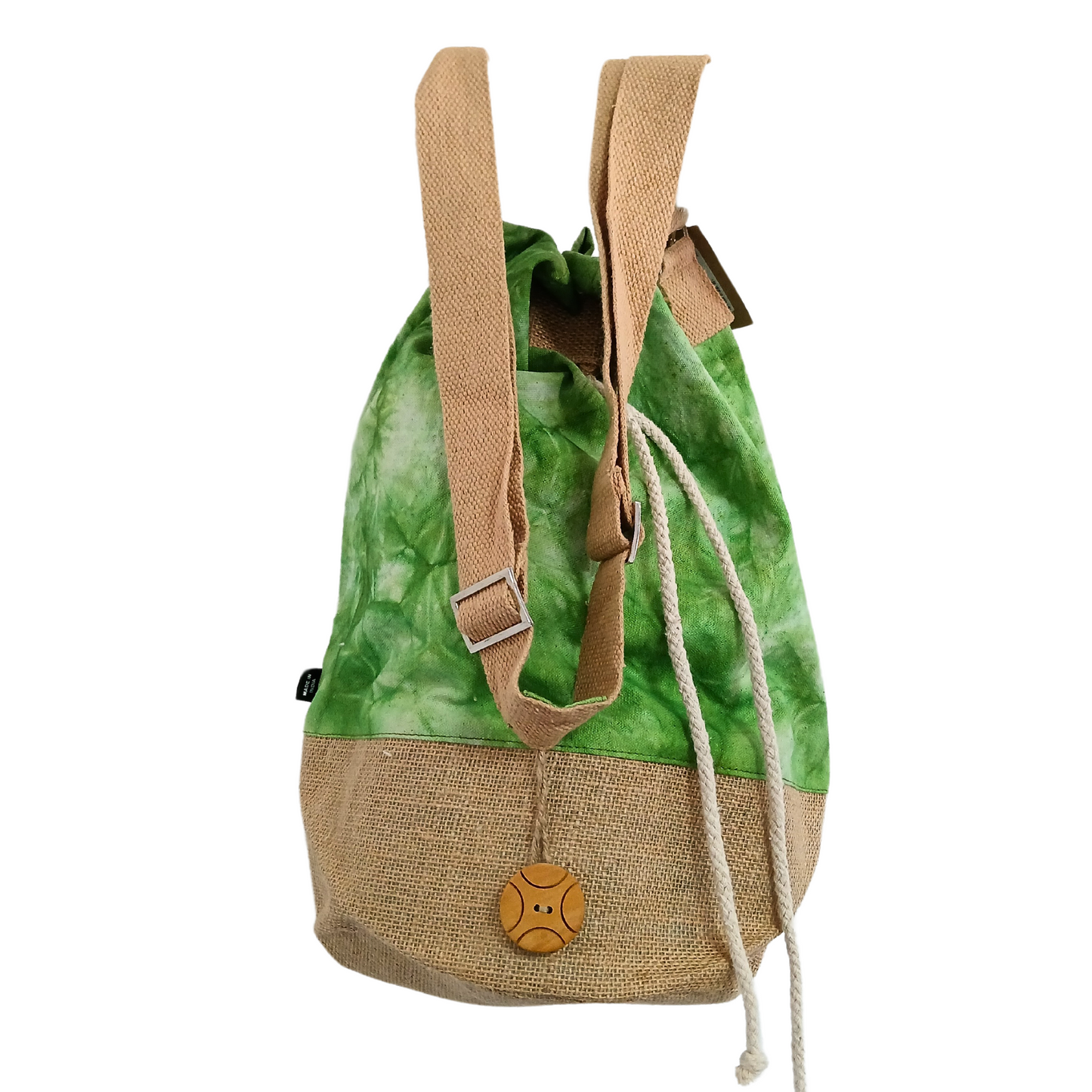 100 % natürlicher Rucksack – Green Wash-Effekt – Baum des Lebens