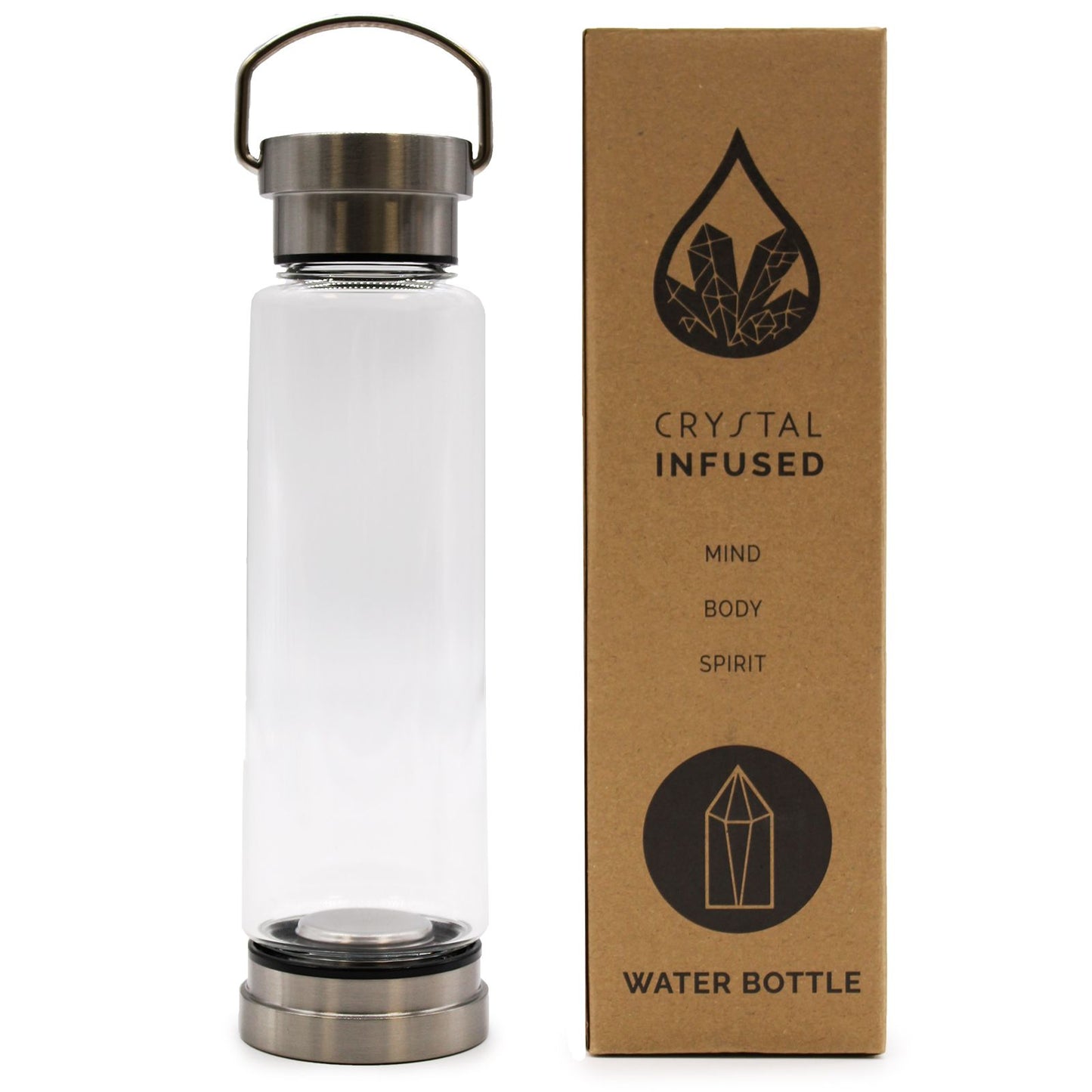 Glasflasche für Wasser