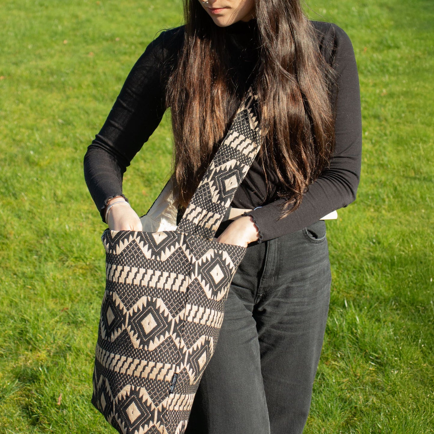 Sacs en jacquard naturel – Desert Loom – Sac fourre-tout nomade