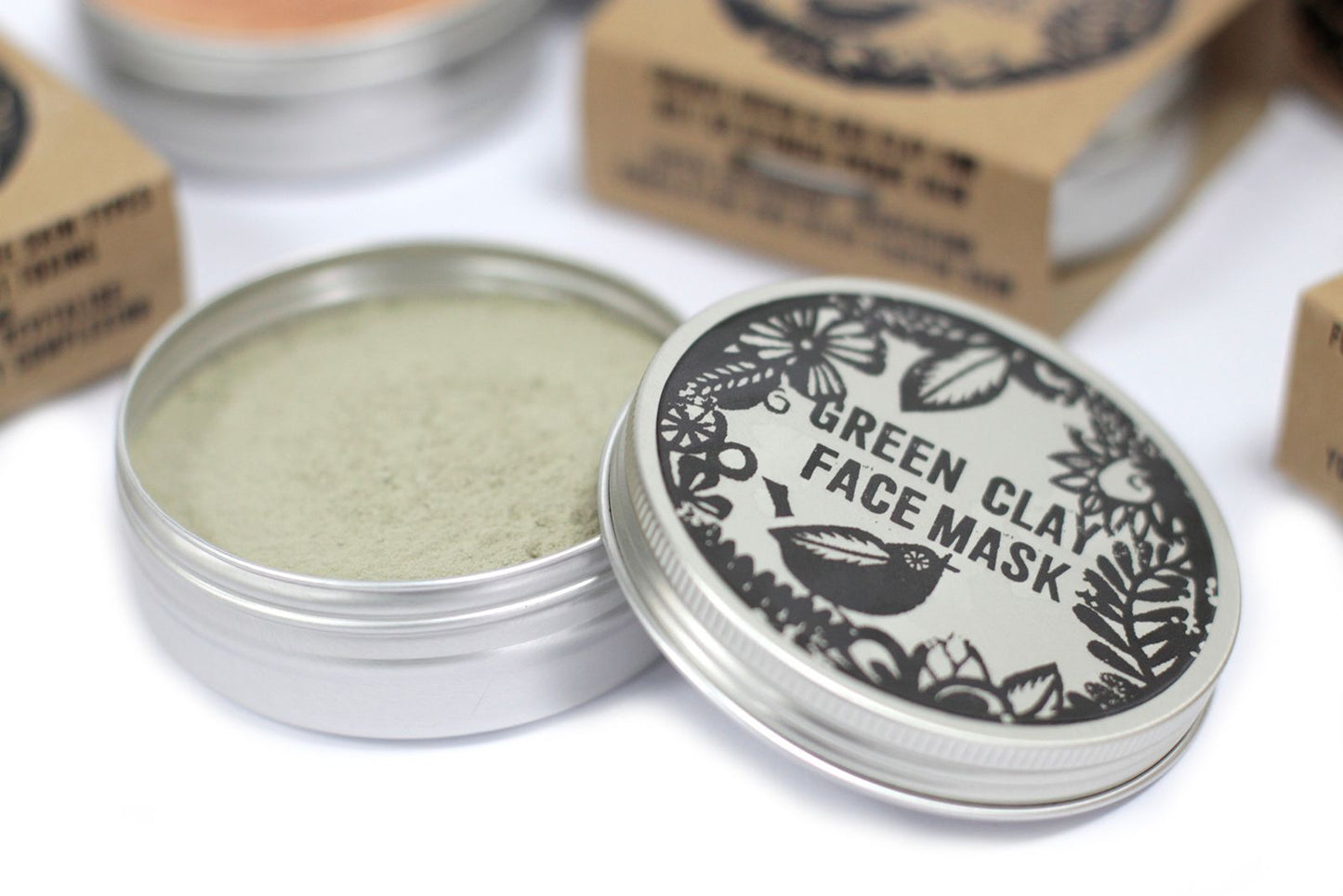 Mascarilla facial de arcilla verde 80g