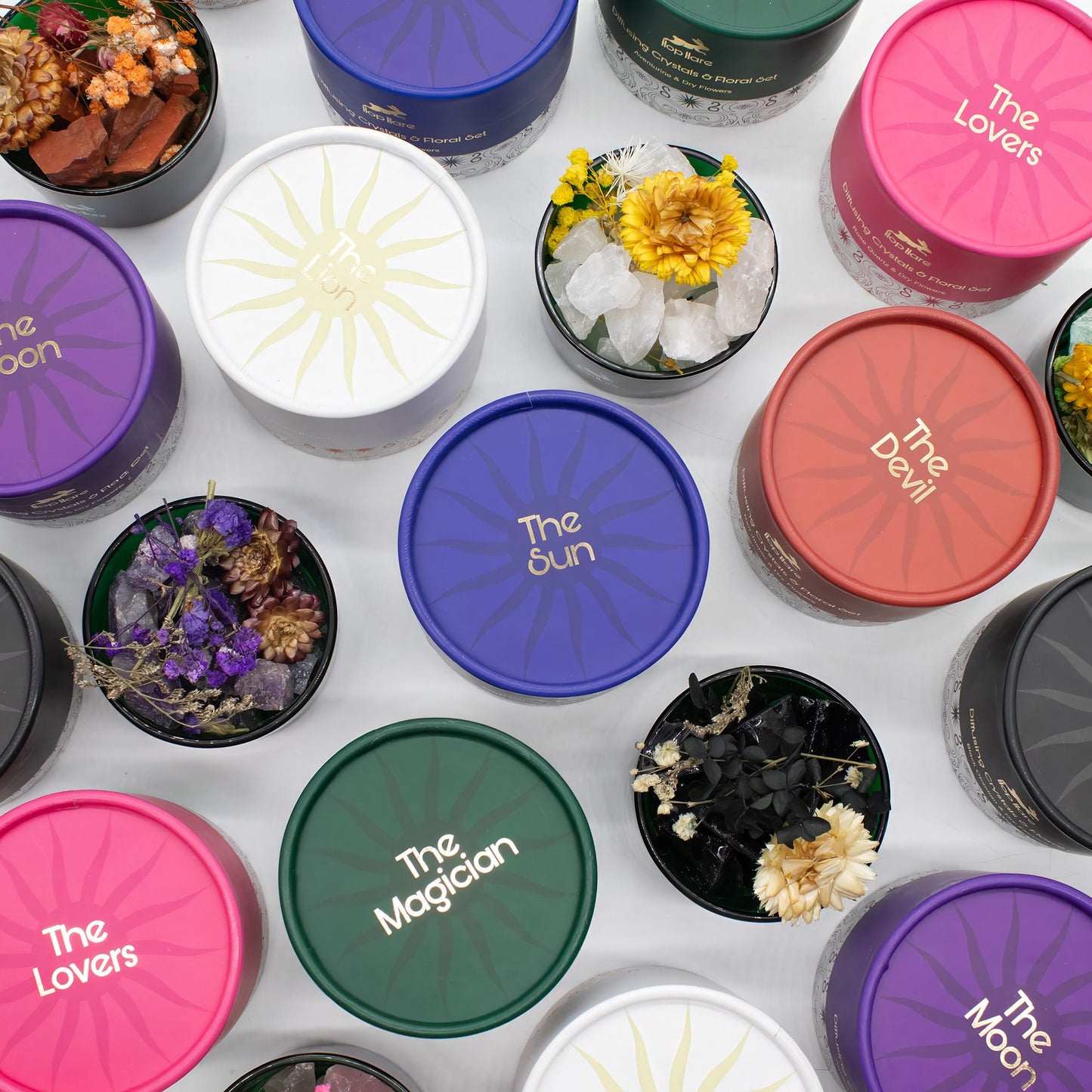 Hop Hare Difusores de Crystas y Conjunto Floral - Los Amantes