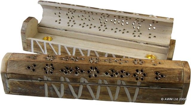 Boîte à fumée blanchie à la chaux