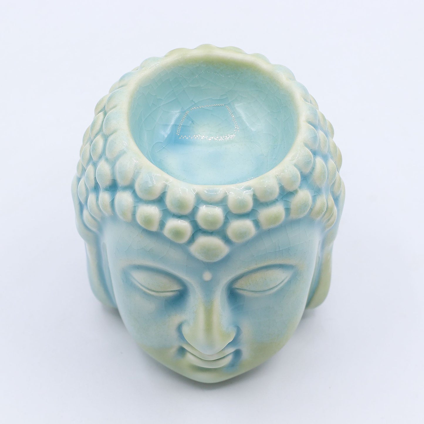 Quemador de Aceite Buda Azul