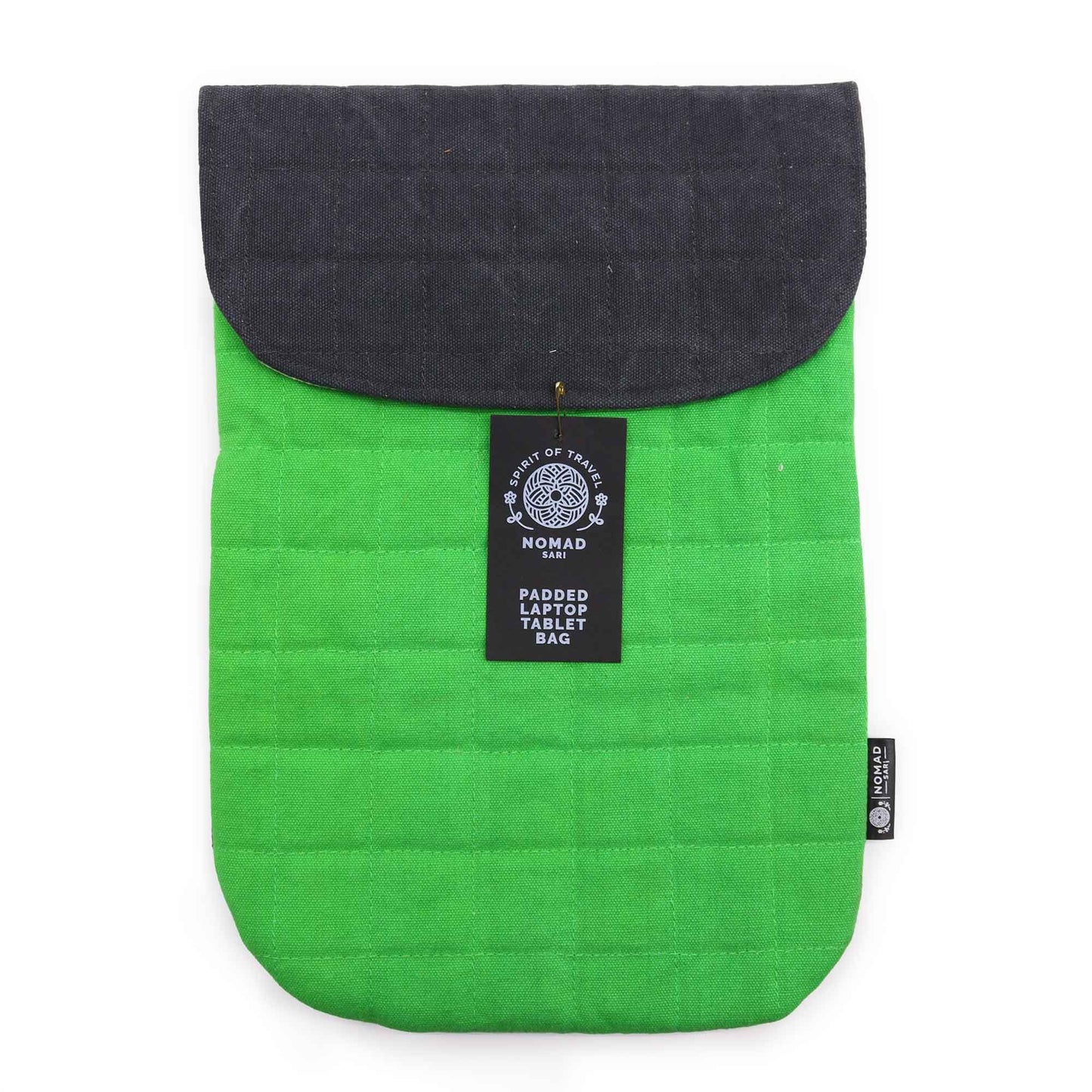 Gepolsterte Laptophülle - Froschgrün - 14 oz
